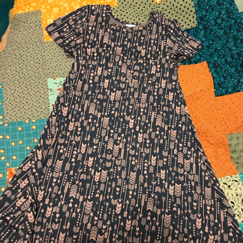 LuLaRoe Arrow Print Carly Dress